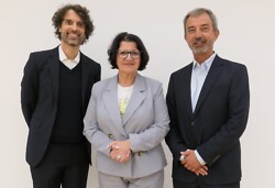 Dr. Maurice Cabanis, Staatssekretärin Bettina Altesleben, Dr. Markus Strauß